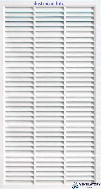 Vetracia mriežka 300x1200mm so sieťkou z ABS plastu pre otvory 308x1208mm Vetracia mriežka 300x1200mm so sieťkou z ABS plastu pre otvory 308x1208mm